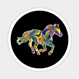 colorful horse Magnet